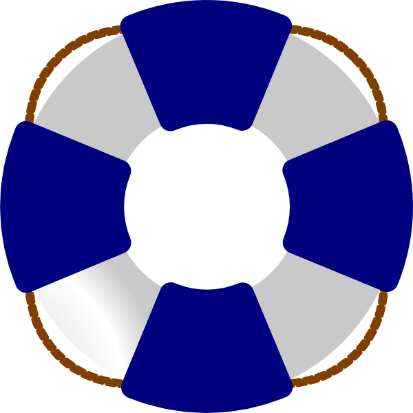 Life Preserver Clip Art (600x600)