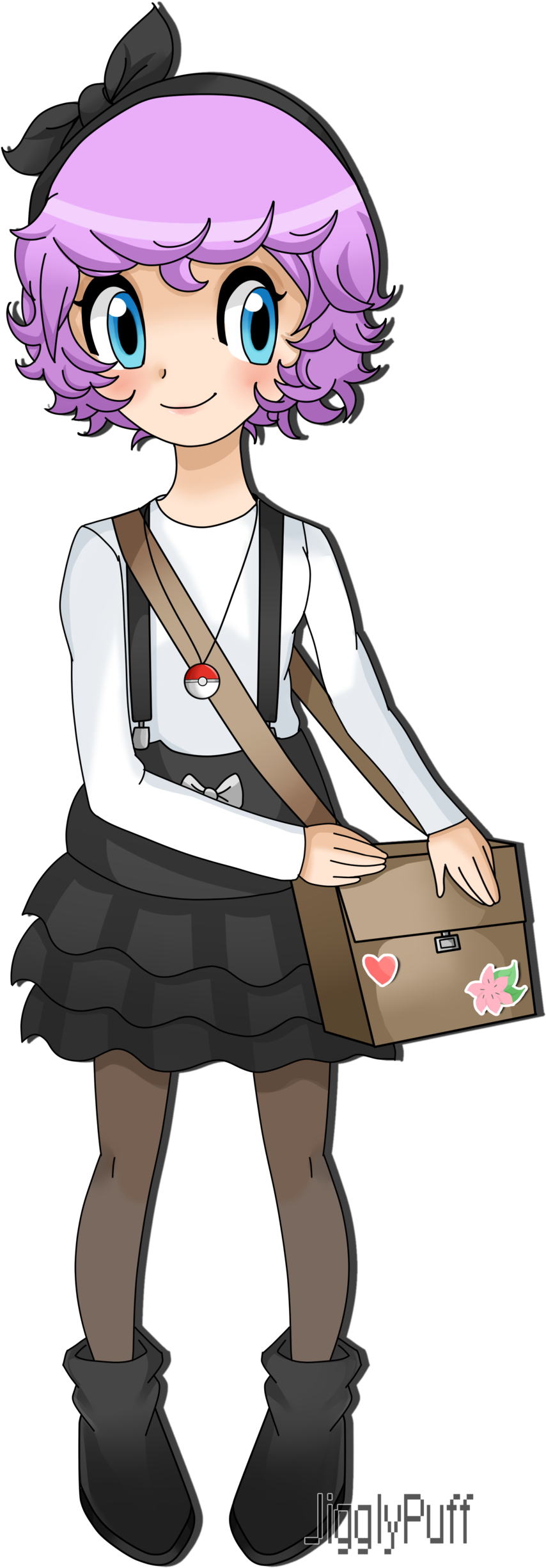 Pokemon Trainer Juliet ~ Reference By Jiggiypuff Pokemon - Cartoon (1024x2499)