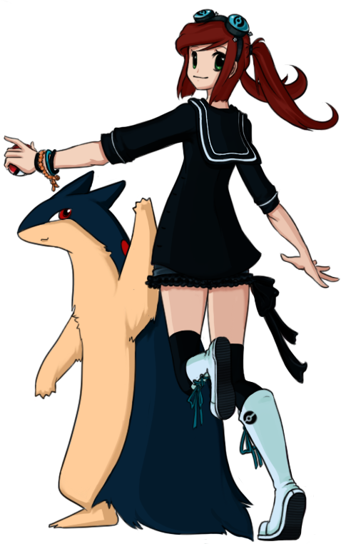 Pokemon Trainer By Shourei - Female Pokemon Trainer Design (478x762)