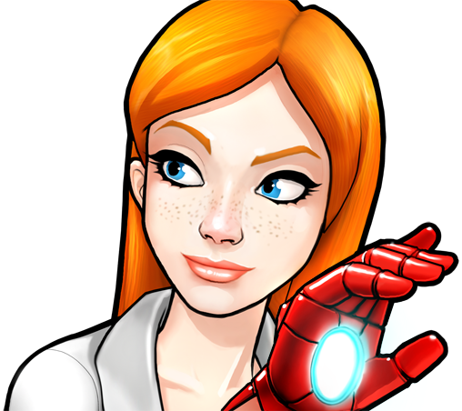Pepper Potts Rank 1 Icon - Pepper Potts Rank 1 Icon (508x452)