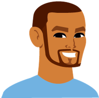 Avatar Icon Cartoon African American Portraits - Mixed Race Cartoon Characters (399x399)