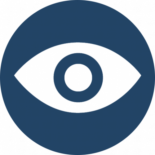 Blinds Clipart Free Eye - Social Video Marketing (500x500)