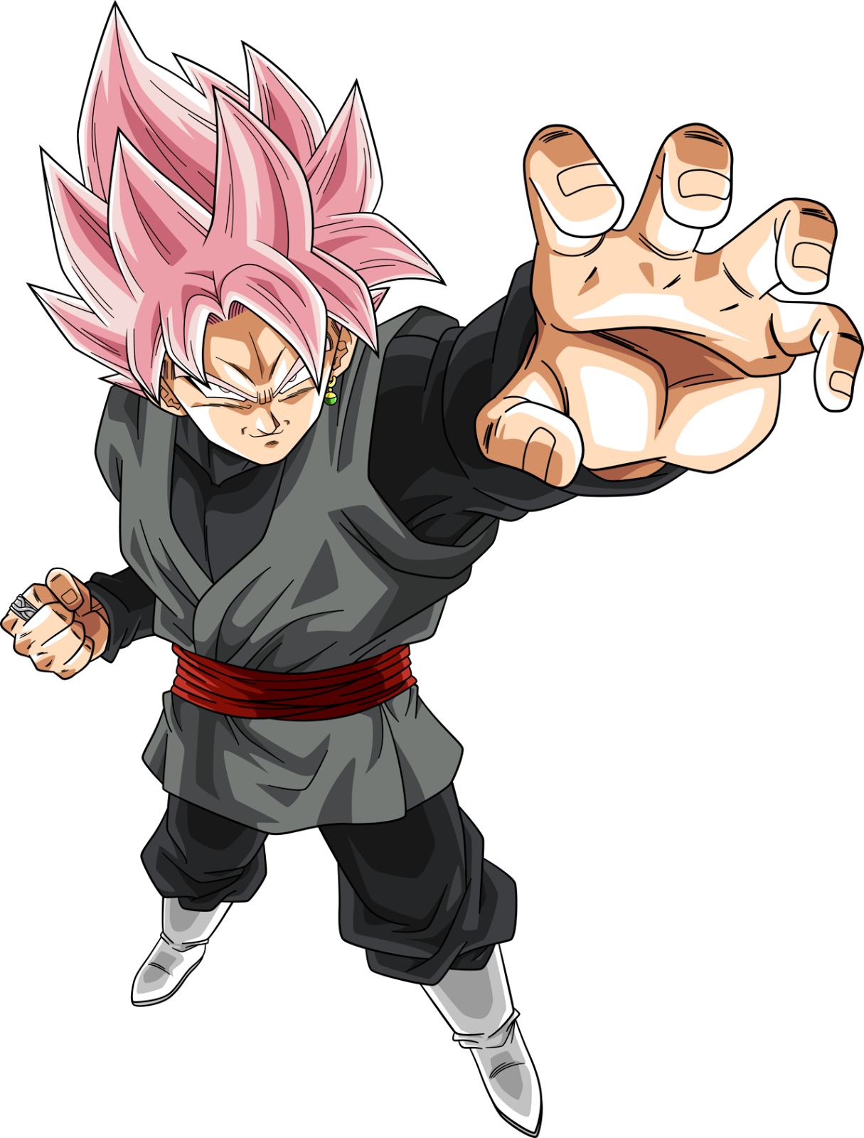 En El Adelanto También Se Puede Ver Que Black Revelara - Black Goku Rosé Png (1215x1600)