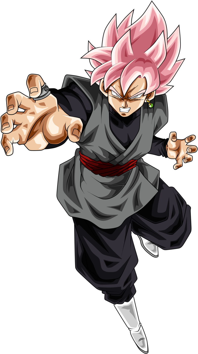 Black Goku Super Saiyan Rose By Nekoar - Goku Black Super Saiyan Rose (1024x1479)