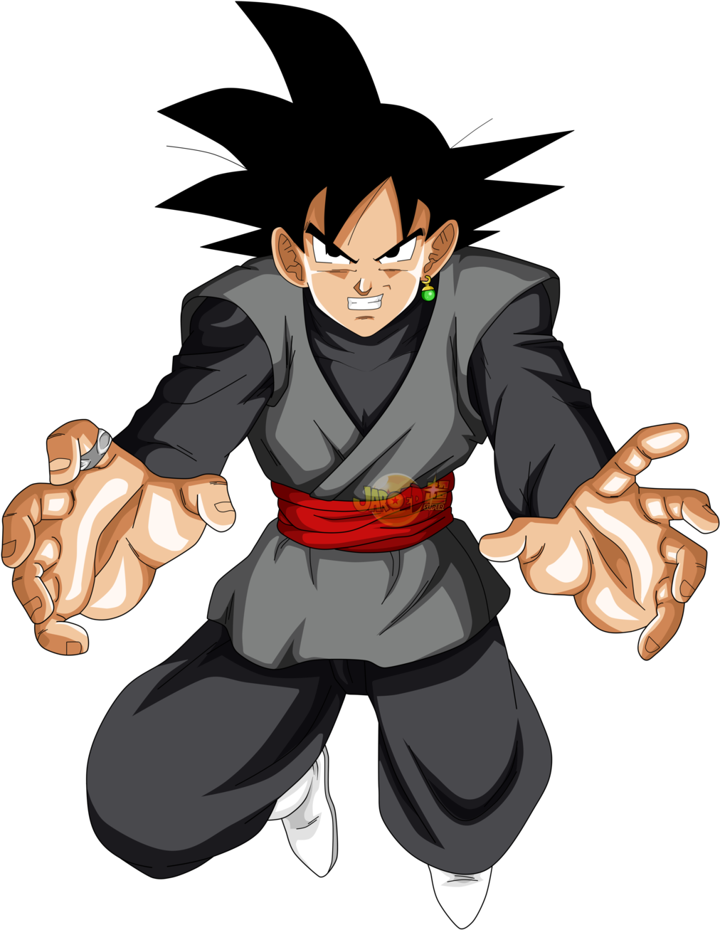 Jaredsongohan 41 5 Goku Black V9 By Jaredsongohan - Black Goku Png Chibi (1024x1317)