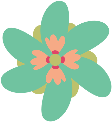 Flower Clip Art - Flor Verde Desenho Png (512x512)
