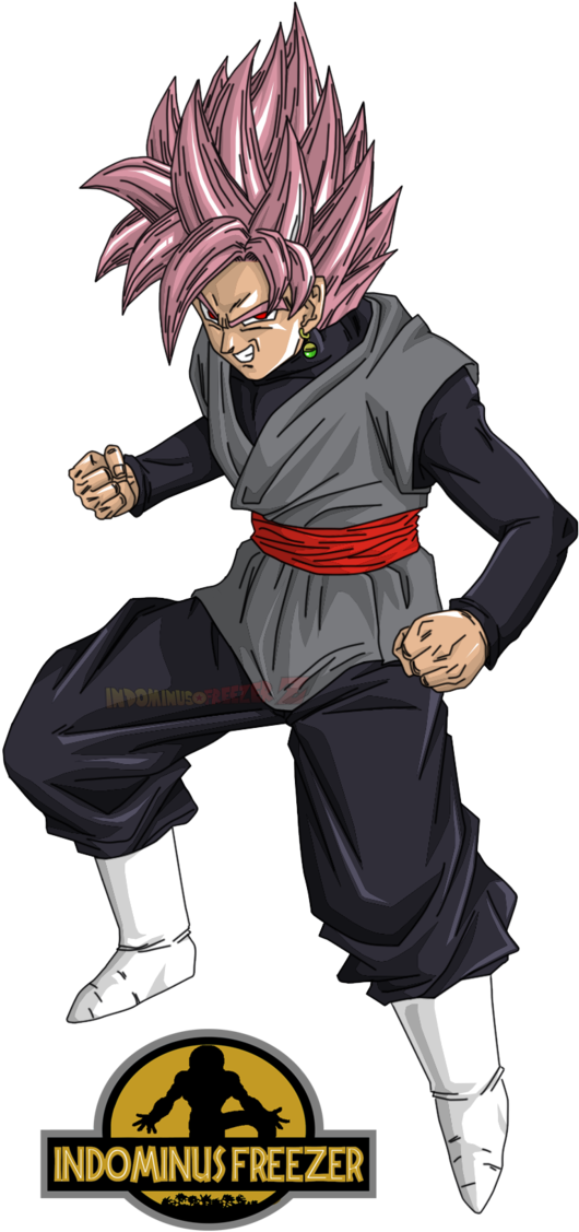 Image - Black Goku Super Saiyan Pink (663x1204)