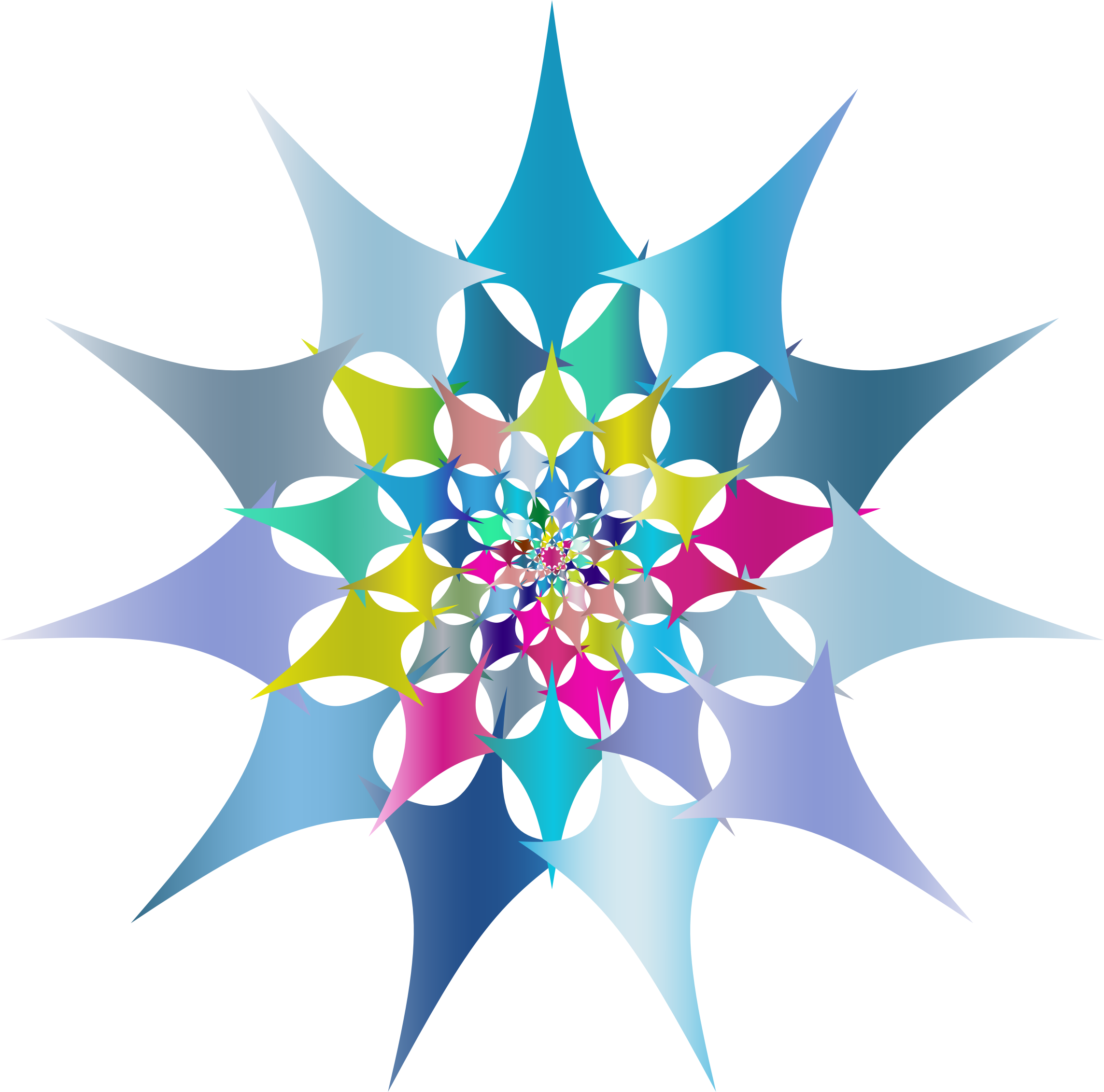 Big Image - Png Abstract Flower (2286x2262)