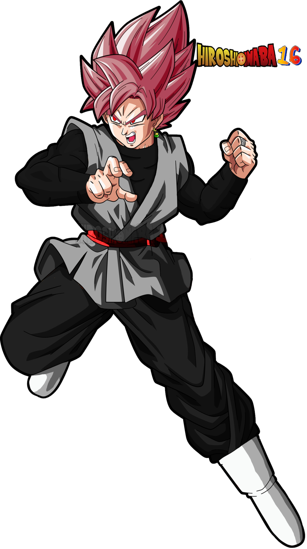 Super Saiyan Black Goku By Hiroshiianabamodder Super - Fusion De Goku Black Y Vegeta Time Breaker (1024x1831)