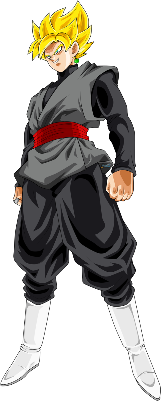 Goku Black Super Saiyan By Chronofz - Black Dragon Ball Super (591x1351)