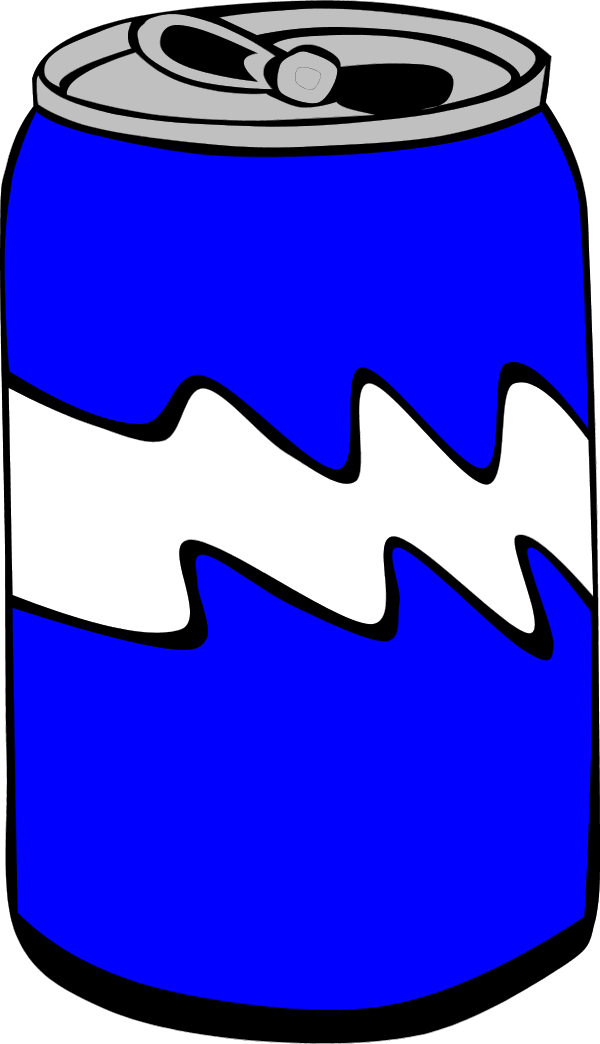 For Sprite Can Clip Art - Can Clipart (600x1044)