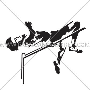 Track High Jump - Illustration (385x385)