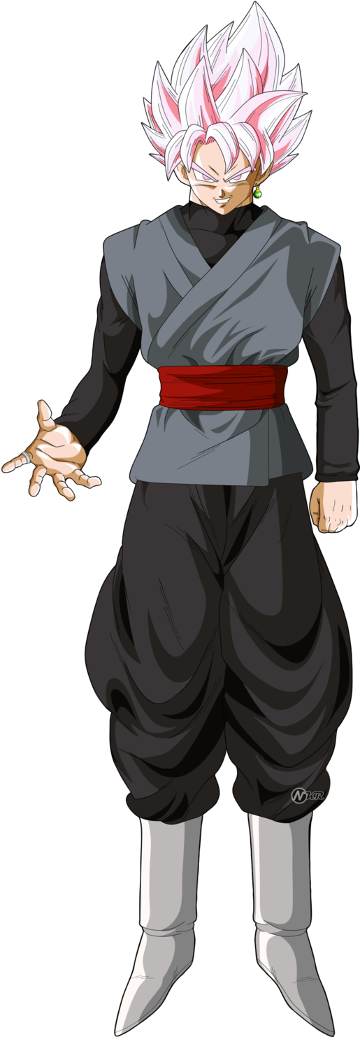 Black Goku Ssj Rose By Naironkr On Deviantart - Black Goku Ssj Rose (539x1482)