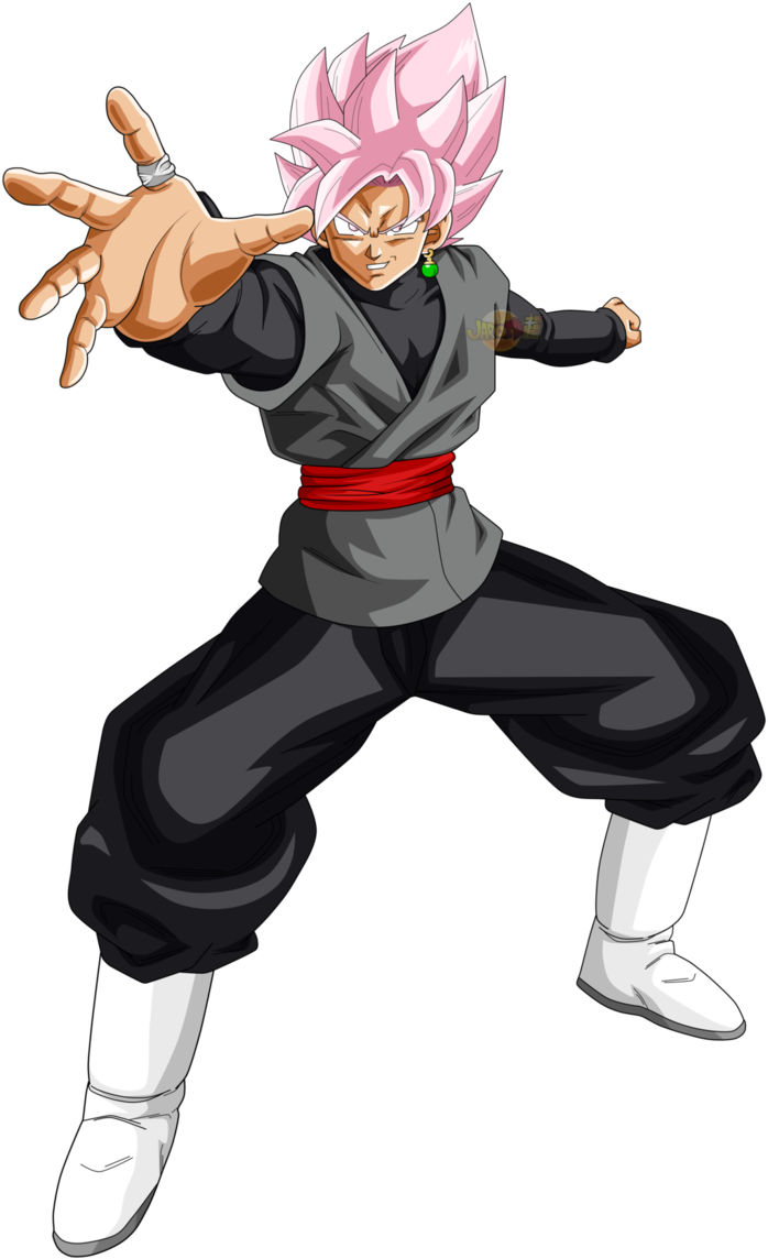 Black Goku Ssj Rose - Goku Black Base Png (698x1144)