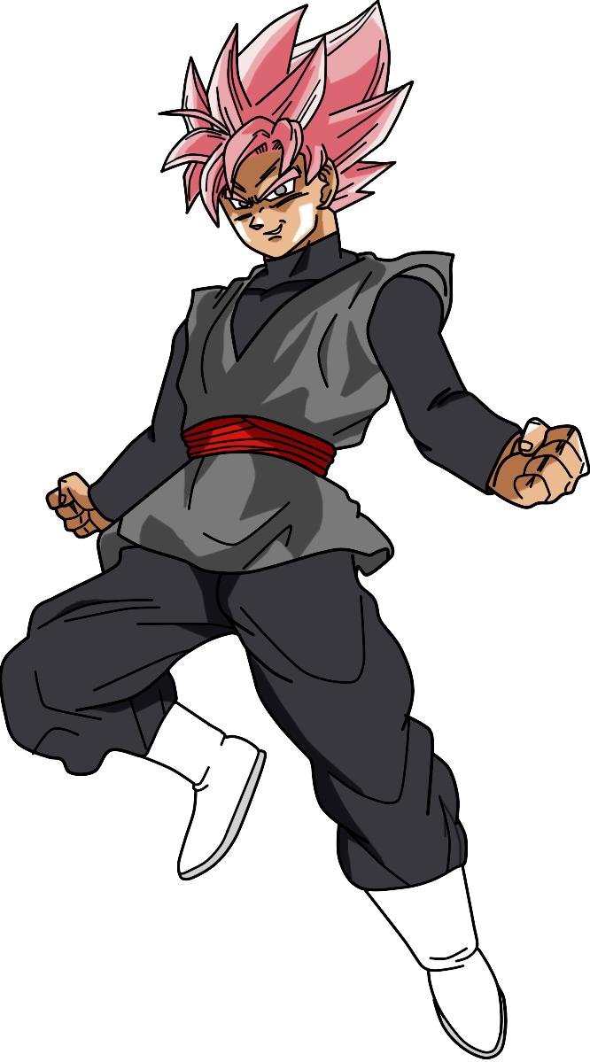 Black Goku Ssj Rose By Yeyetv - Transparency (666x1199)