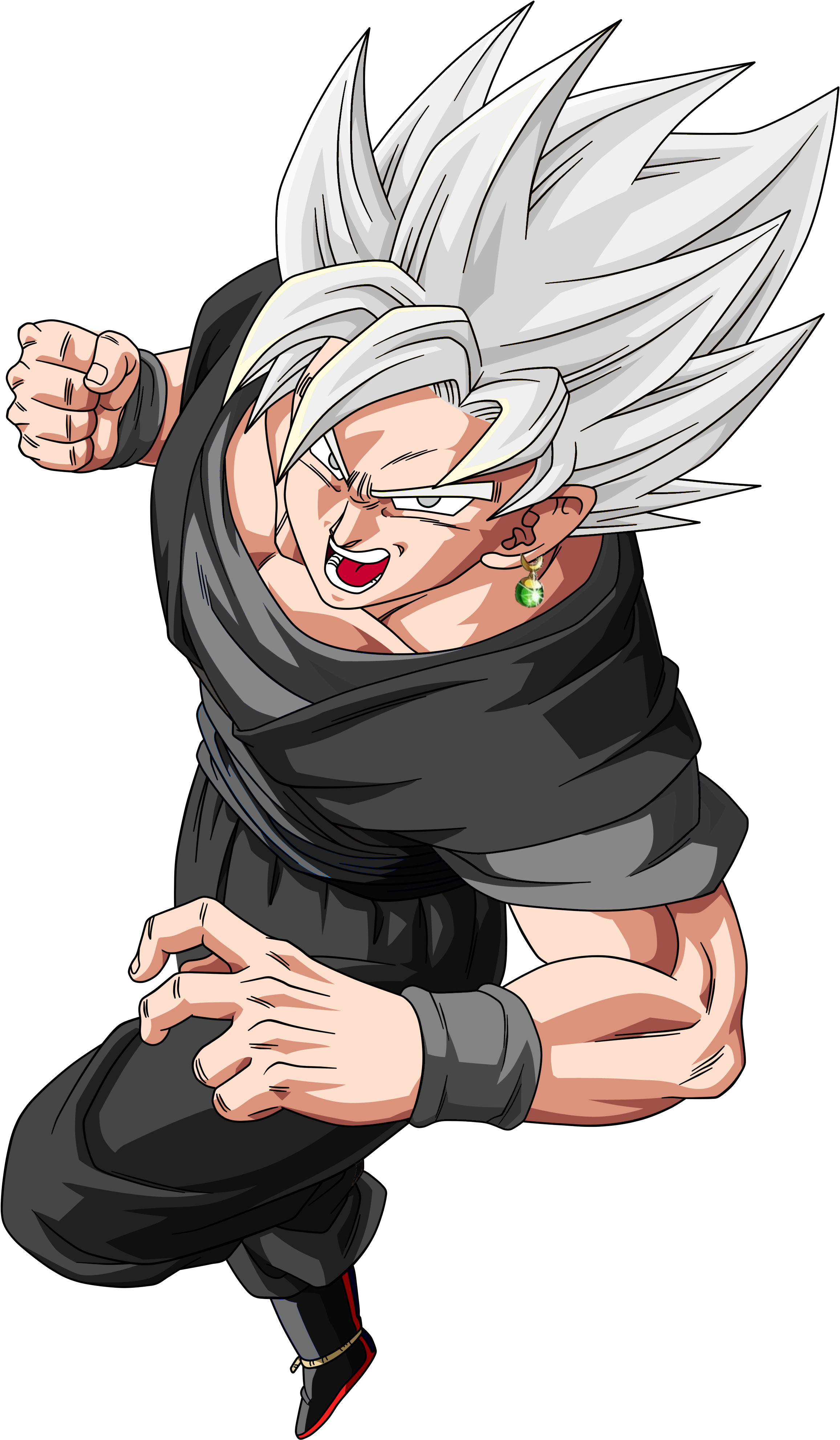 Dragon Ball Super Goku Black Ssg2ss1 By Zrzxzz1999 - Super Saiyan White Villain (2376x4000)