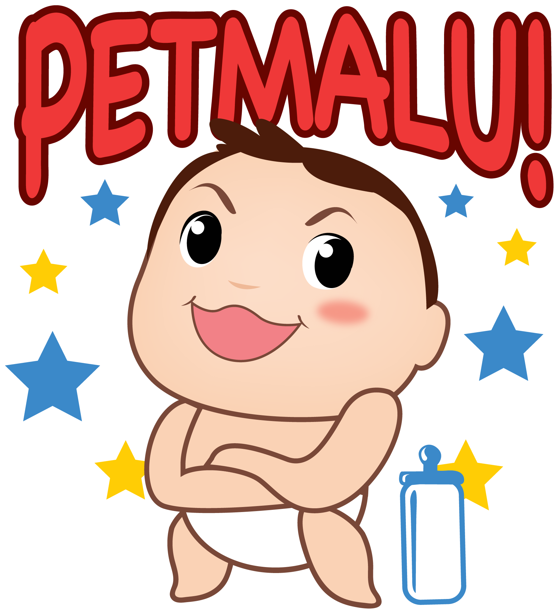 Express Your Sweetness With These Little Baby Stickers - Cartoon (2550x2550)