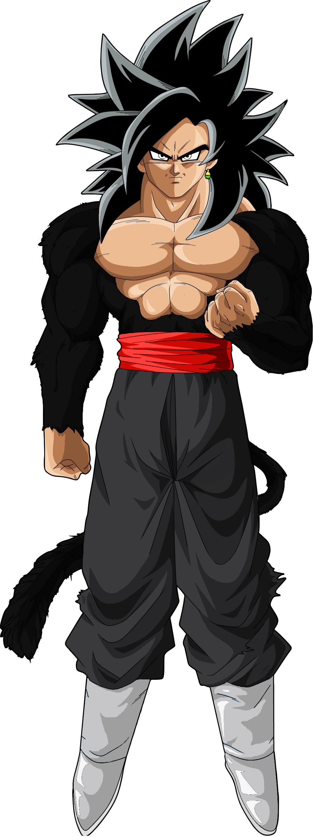 Davidbksandrade Black Goku Ssj 4 Png By Davidbksandrade - Black Goku Ssj 4 (1024x2735)