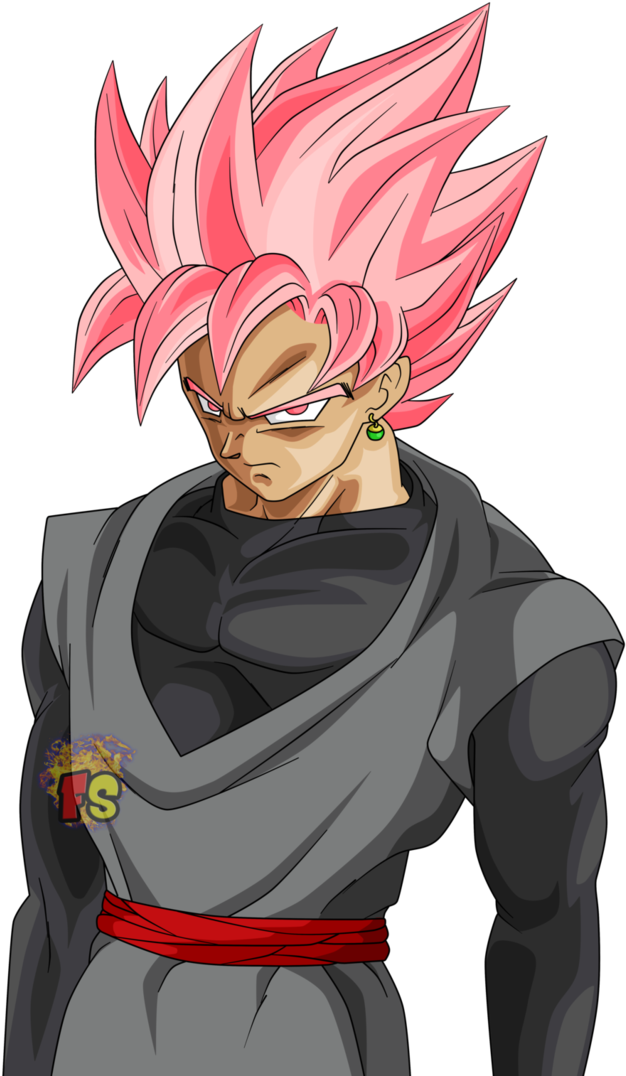 Goku Black Ssj Rosa Render By Fradayesmarkers On Deviantart - Super Saiyan (728x1096)