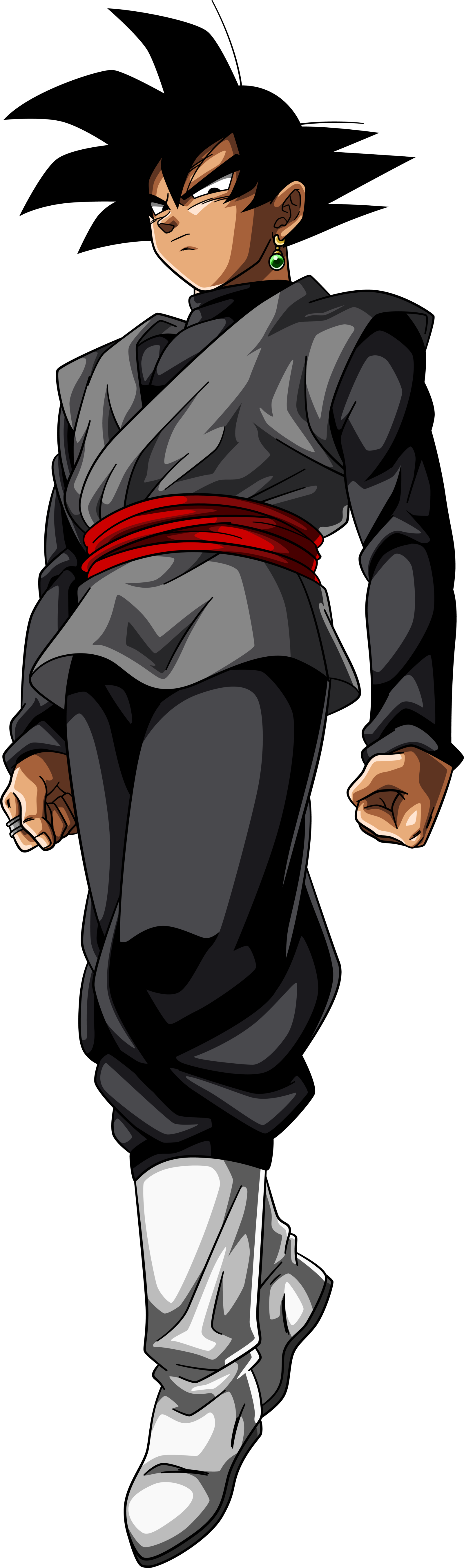 Goku Black /paleomario66 - Goku Black Full Body (1600x5406)