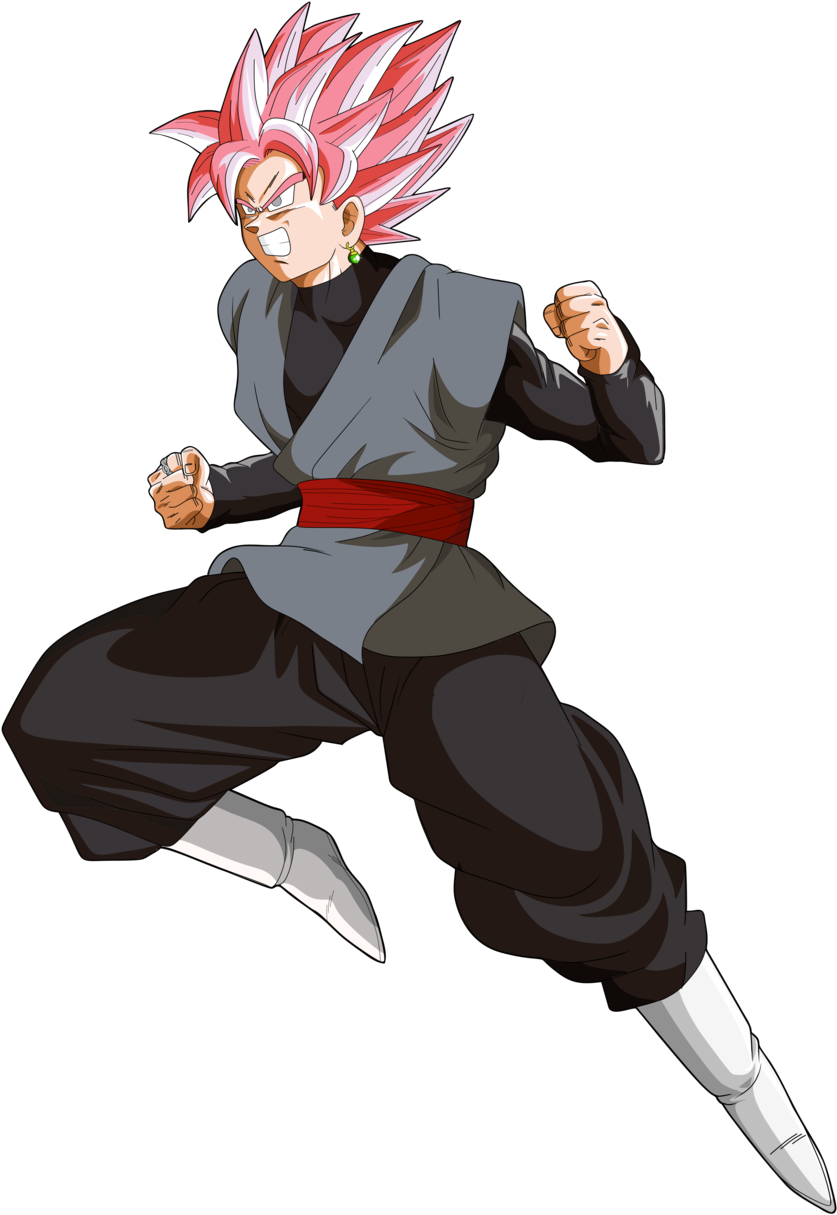 Black Goku Ssj Rose By Naironkr Dahhgrz Feedyeti - Goku Black Ssj Rose Png (1024x1344)