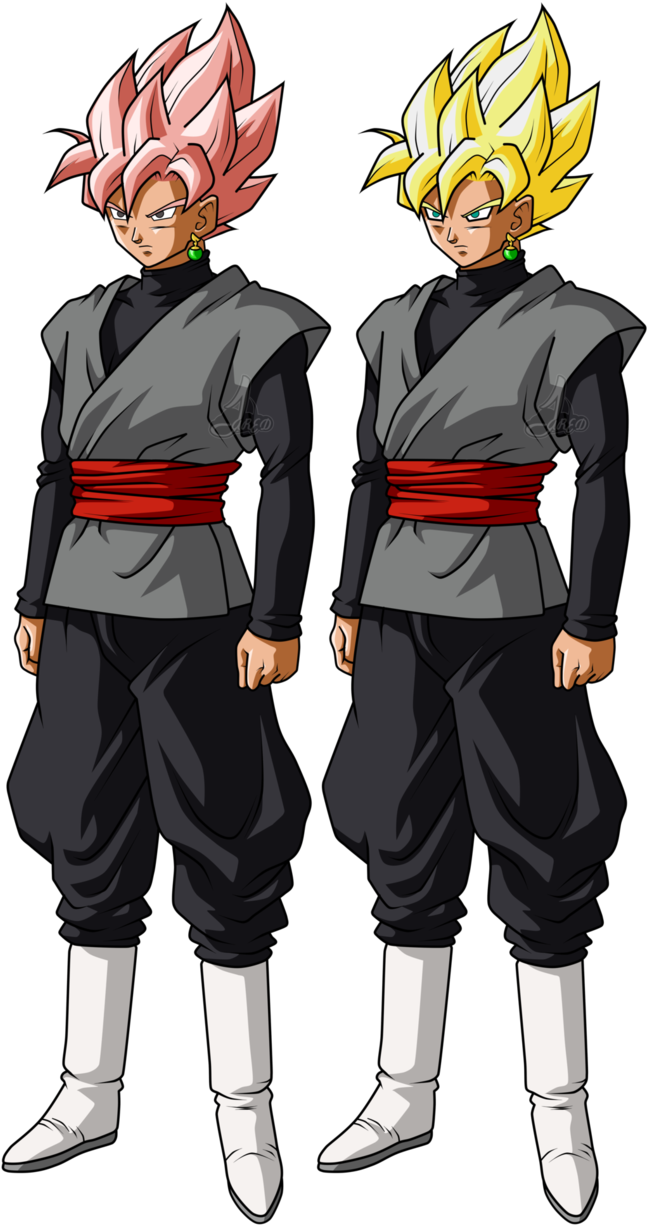 Goku Black Ss Rose Y Ssj - Goku Black Ssj 3 (649x1231)