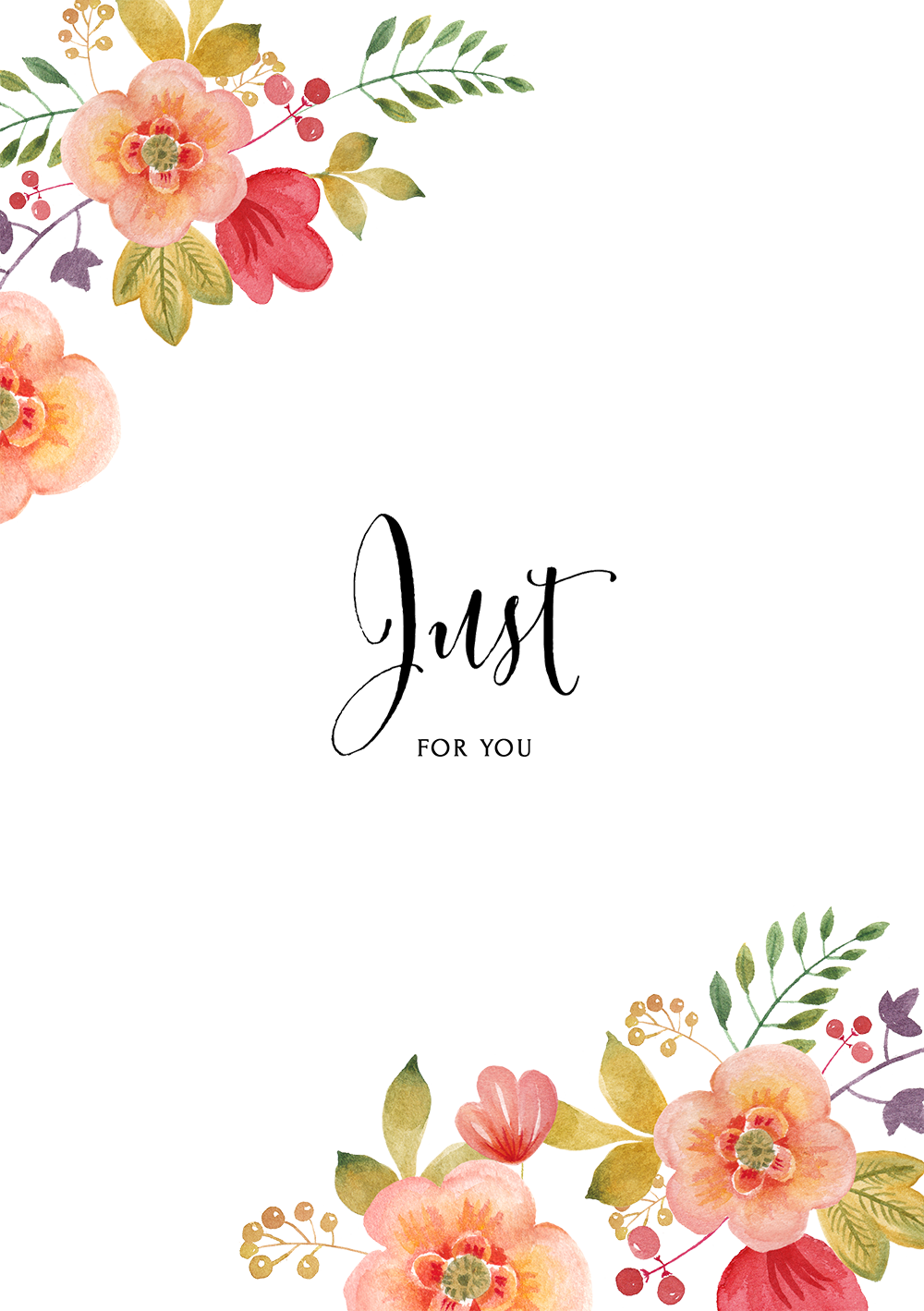 Wedding Invitation Flower Watercolor Painting - Fearfully And Wonderfully Made (1000x1419)