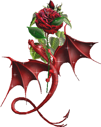 Animated Rose Wallpaper Hd Tumblr For Walls For Mobile - Dragon And Rose Tattoo (372x460)