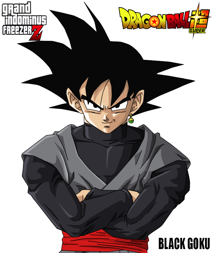 Black Goku By Indominusfreezer - Dragon Ball Z Black Goku (702x836)