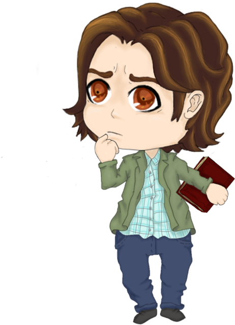 Sam Winchester Chibi By Caelithiel - Supernatural (800x762)