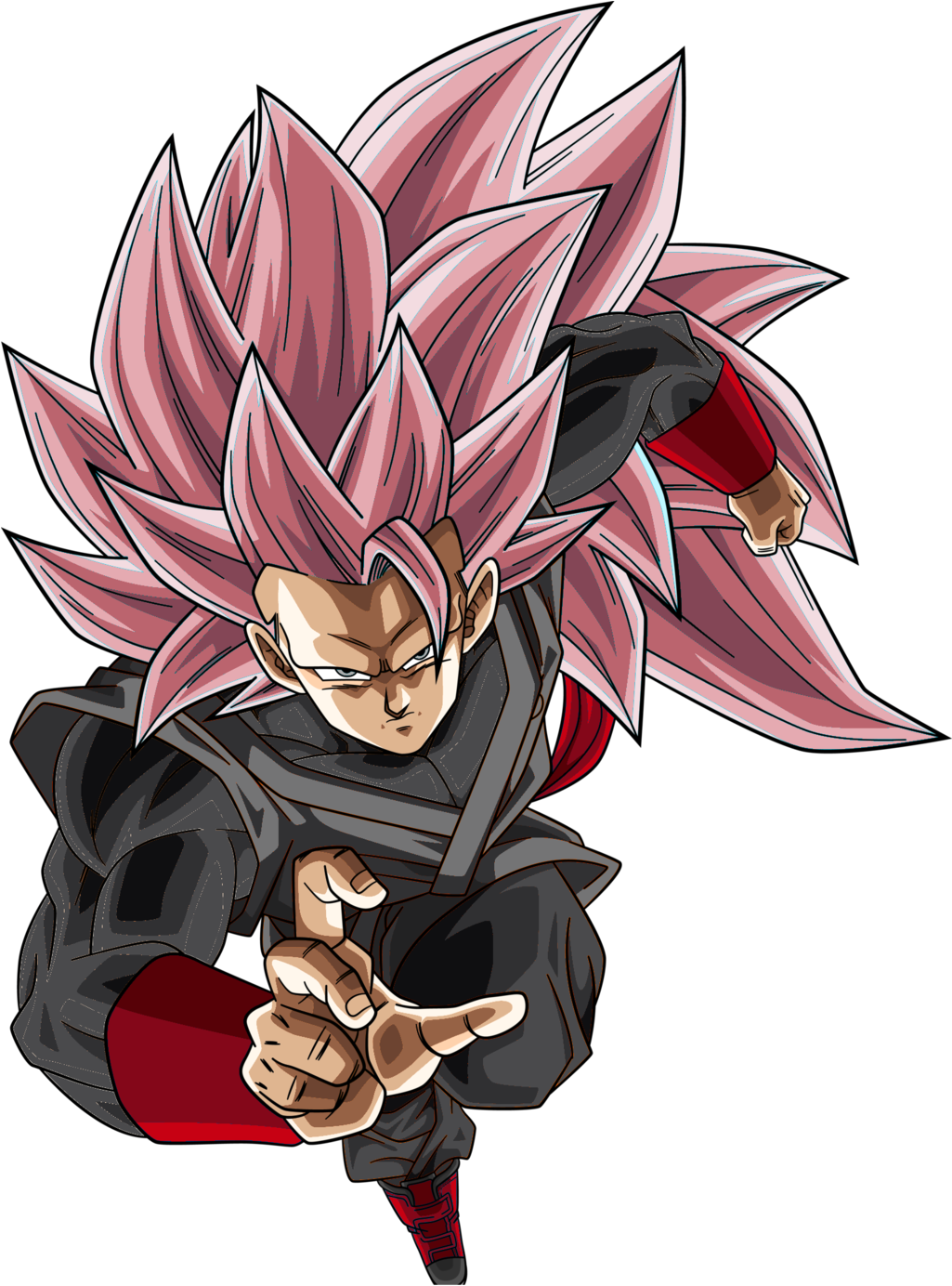 Goku Ssb3 V2 By Xxextremesamx - Black Goku Ssj 3 (1024x1392)