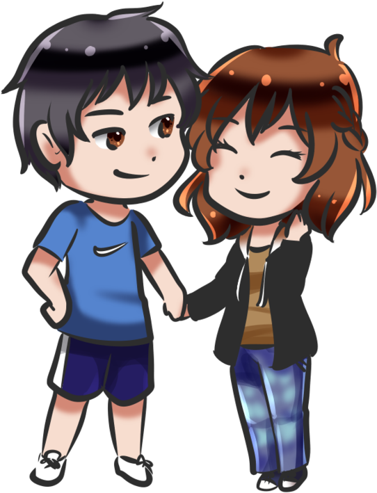 Chibi Couple By Smartasticalart - Dia Dos Namorados (894x894)