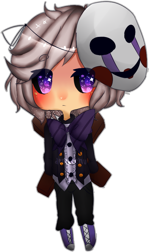 Fnaf/chibi Puppet By Derekcchu - Fnaf Chibi Human Puppet (800x868)