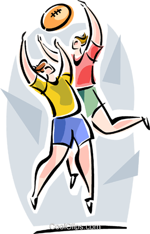 Australian Rules Football Royalty Free Vector Clip - Afl Clip Art (308x480)