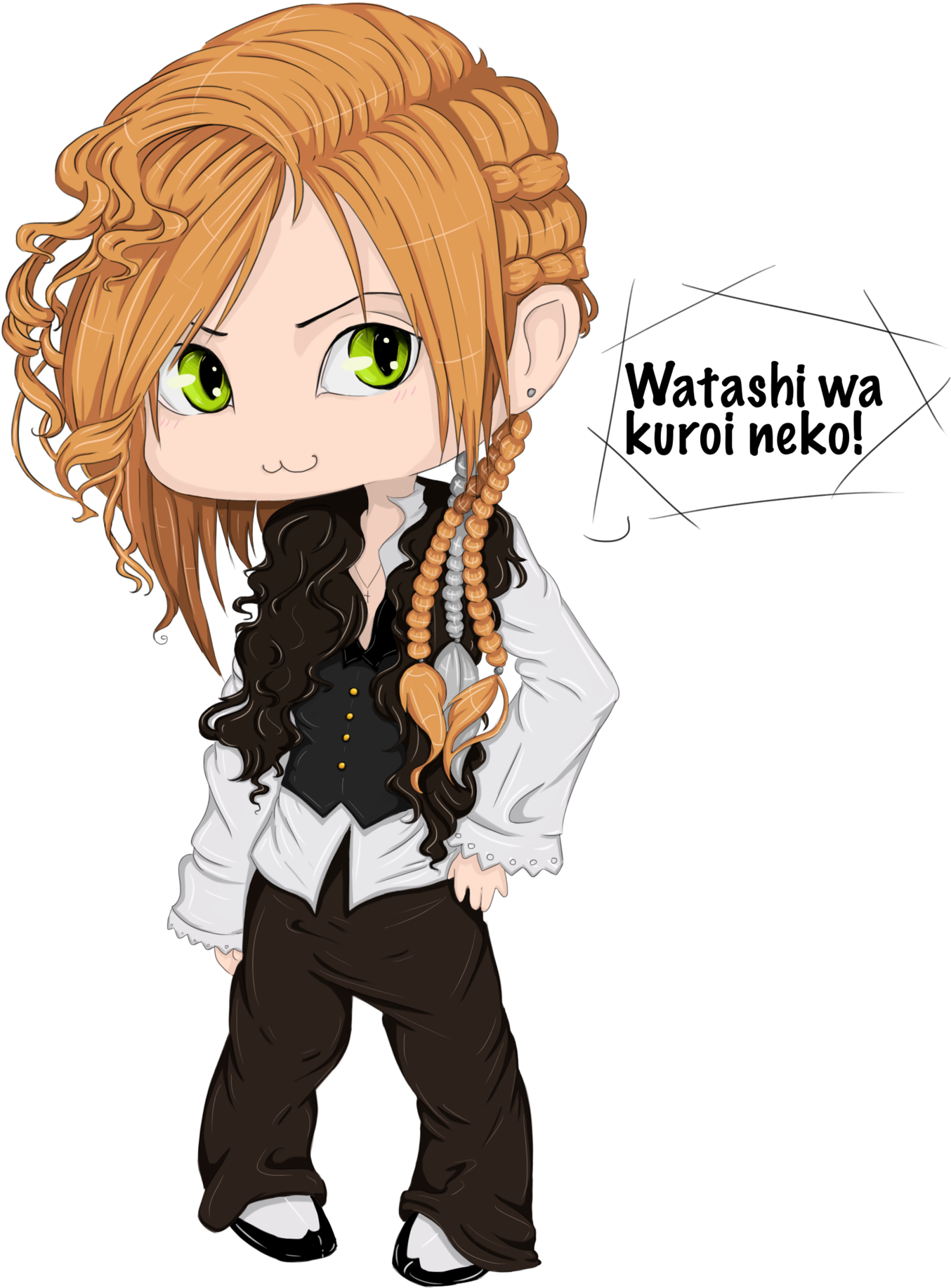 Tristessedeciel Chibi Yasu By Tristessedeciel - Acid Black Cherry (1600x1920)