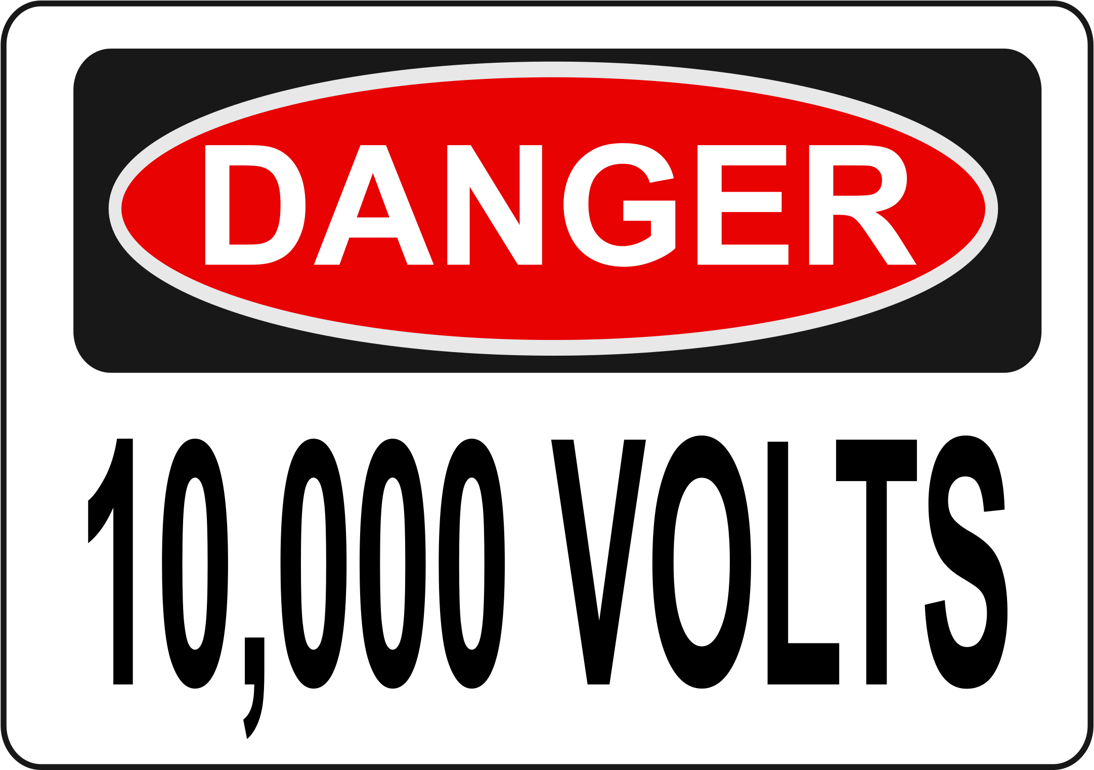 Medium Image - Danger High Voltage Red (1136x750)