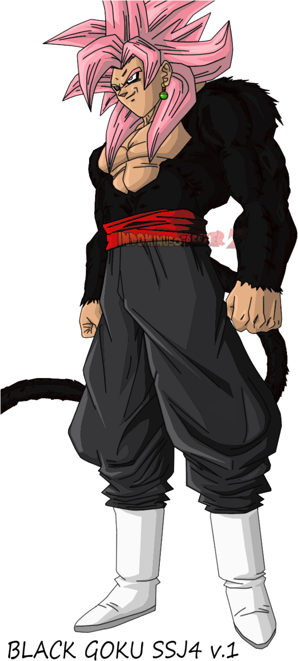 Black Ssj - Black Goku Ssj Rose 4 (607x1315)