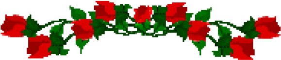 Roses-1 - Red Rose Clip Art (640x211)