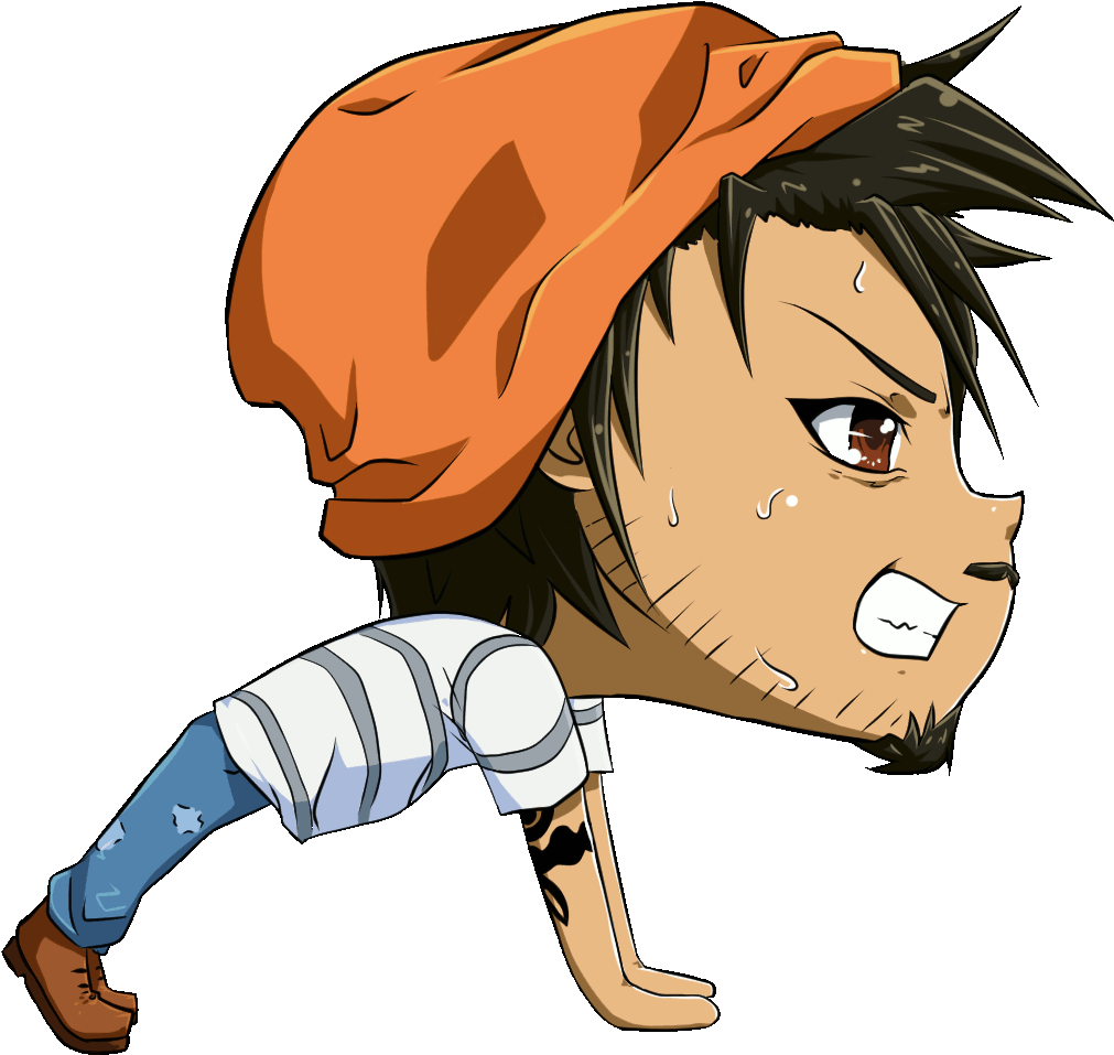 Chibi Flaav Pushups Animated Gif Faster Version By - Push Ups Animated Gif (1684x1191)