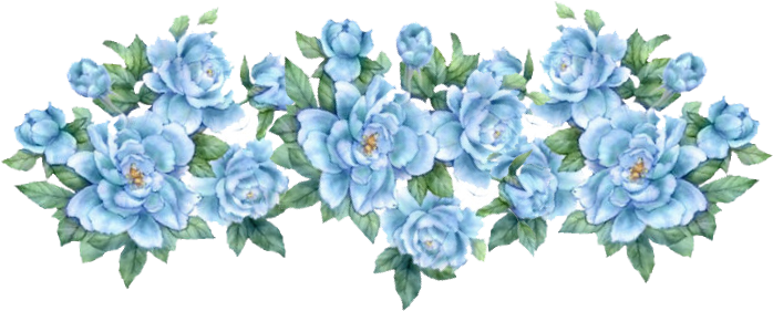 Free Vintage Flower Graphics Vintage Flower Paper Vintage - Blue Vintage Flower Png (826x502)