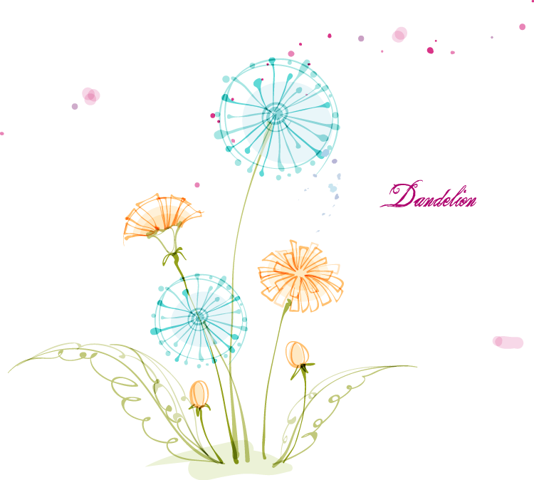 Drawing Watercolor Painting Colored Pencil Illustration - Samsung Tab 4 8.0 Case, Gift-hero Dandelion Series (750x674)
