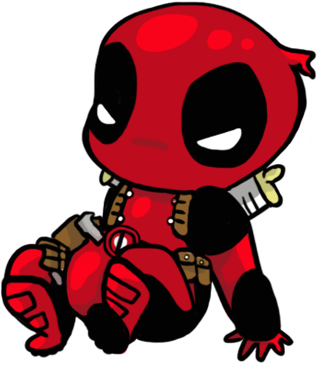 Baby Deadpoop By Bleshu0 - Deadpool (627x581)