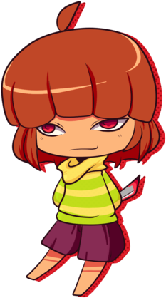 Chara By Chibi-kylie - Digital Art (600x600)
