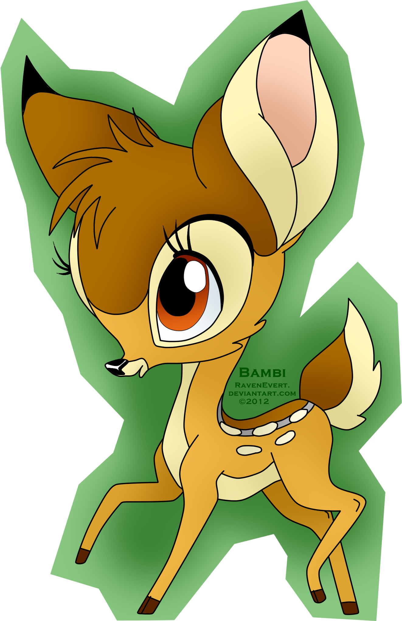 Bambi S By Ravenevert On Deviantart - Cute Bambi (1536x2048)