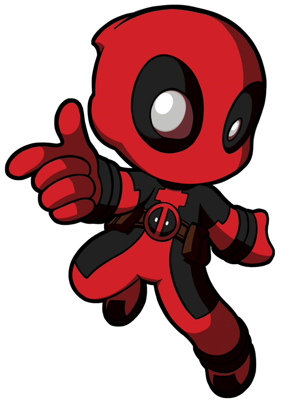 I'm Editing Things For Stickers, So Have A Transparent - Deadpool Sticker Chibi Png (656x844)