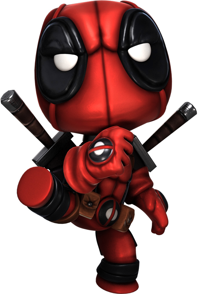 I Love Deadpool's Crazy - Baby Deadpool (688x1016)