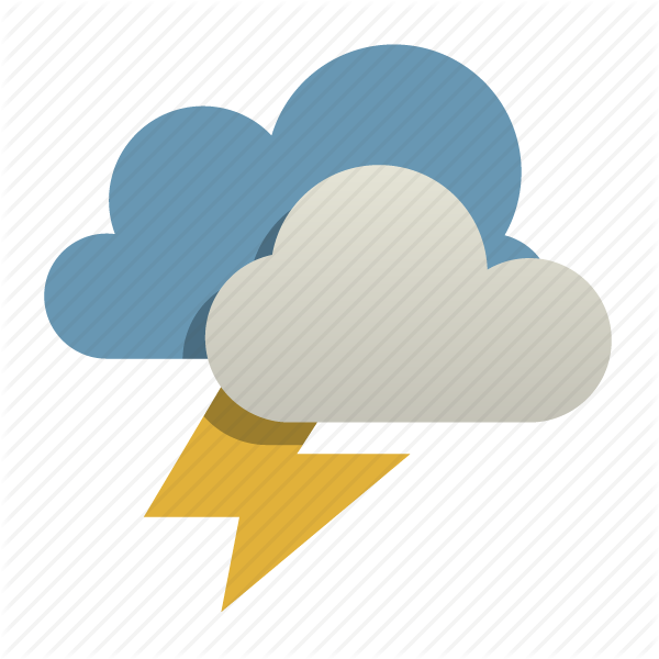 Storm-cloud Icons - Thunderstorm Icon (600x600)