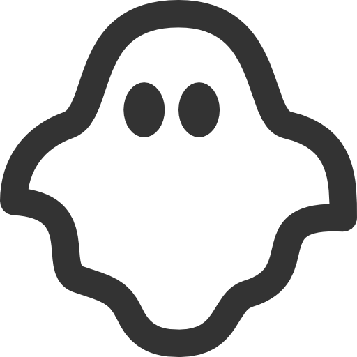Haunted Clipart Hunted - Ghost Icon Png (512x512)