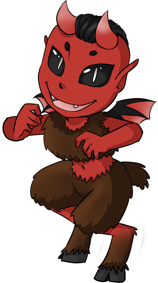 Satan Clipart Cartoon - Cartoon (700x1025)