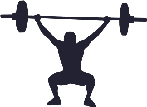 Weight Lifting Silhouette 1 Transparent Png - Weight Lifting Silhouette Png (640x480)